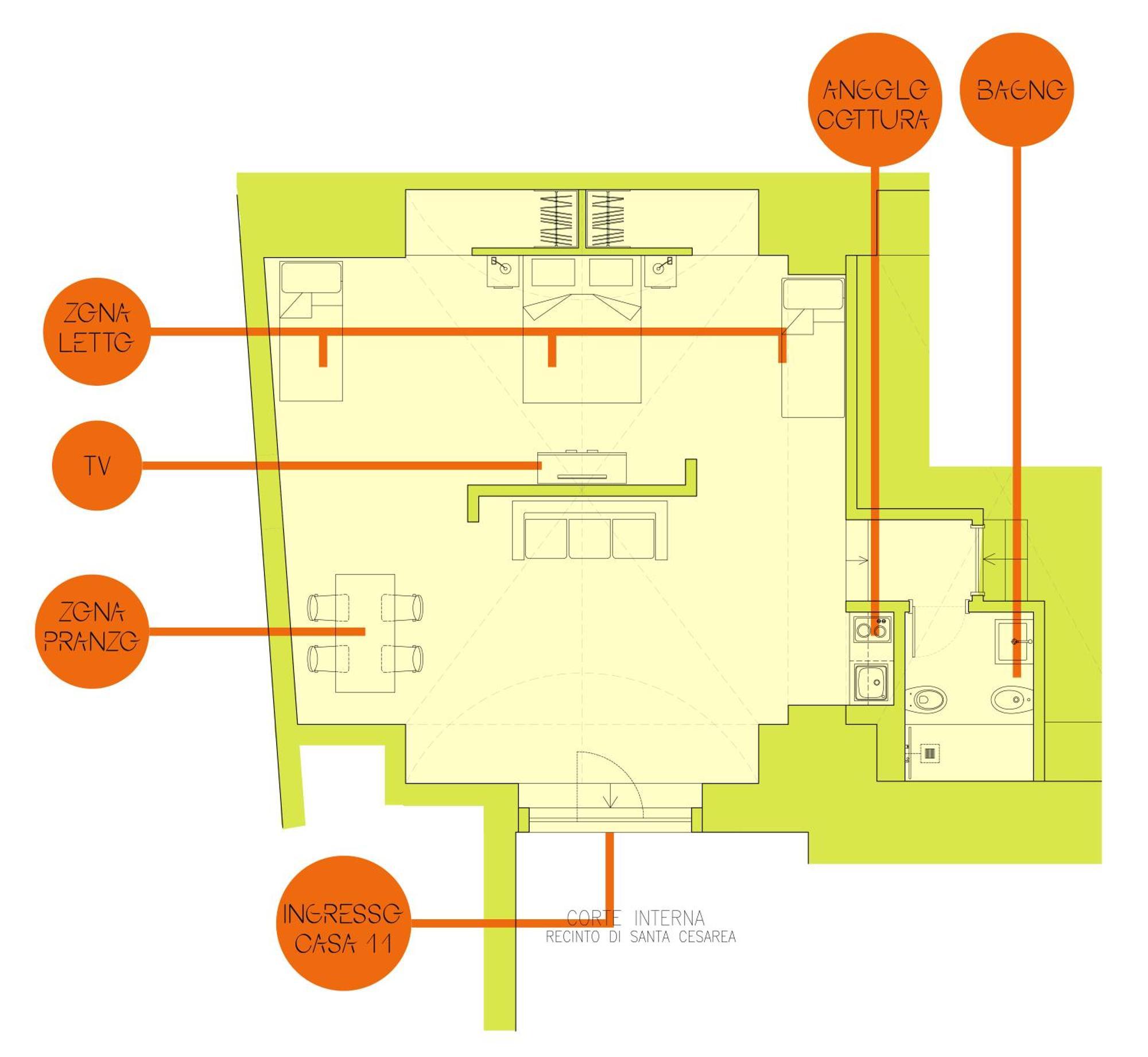 Apartament Palazzo Enselmi Matera Pokój zdjęcie